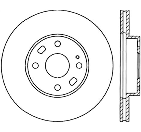 StopTech Power Slot 94-97/99-05 Mazda Miata (01-05 Normal Suspension Only) SportStop Cryo Slotted F