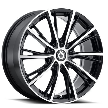 Konig Impression 17x7.5 5x120 ET40 Gloss Black w/ Machined Face