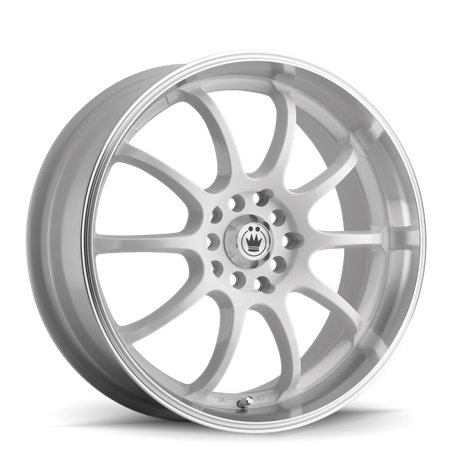 Konig Lightning 17x7 10x100/114.3 ET40 White/Machine Lip