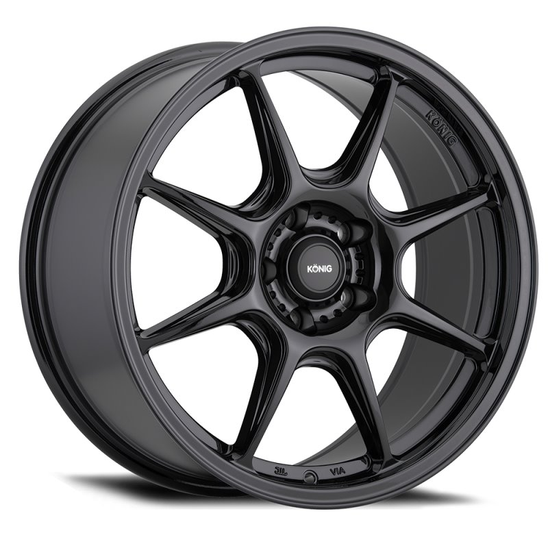 Konig Lockout 18x9.5 5x114.3 ET22 Gloss Black