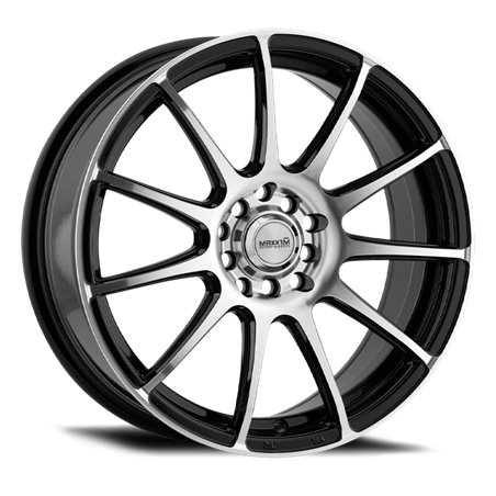 Maxxim Champ 17x7 10x100/114.3 ET40 Machined Face / Gloss Black