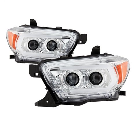 Spyder Signature Toyota Tacoma 16-18 (SR5 Model) Projector Headlights- Chrome (PRO-YD-TT16-LB-C)