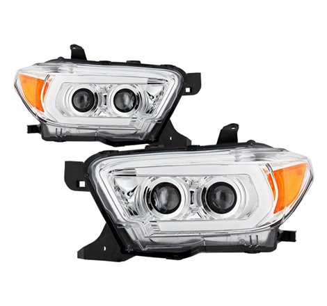 Spyder Signature Toyota Tacoma 16-18 TRD Model Projector Headlights-Chrome (PRO-YD-TT16V1-SEQ-C)