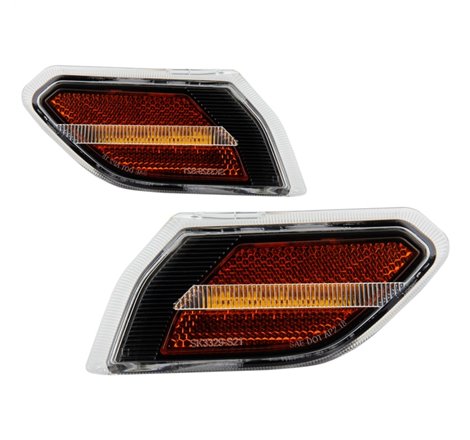 Spyder Jeep Wrangler 19-20 LED Side Marker Lights - Black (SML-YD-JW19-LED-BK)