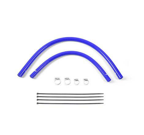 Mishimoto 91-01 Jeep Cherokee XJ 4.0L Silicone Heater Hose Kit - Blue