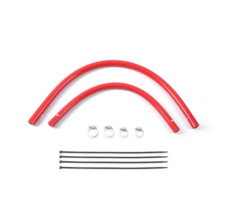 Mishimoto 91-01 Jeep Cherokee XJ 4.0L Silicone Heater Hose Kit - Red