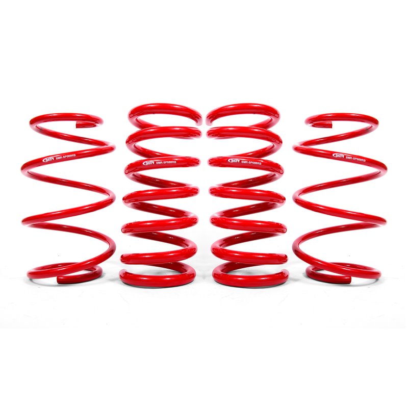 BMR 15-20 Ford Mustang S550 Lowering Spring Kit (Set Of 4) - Red