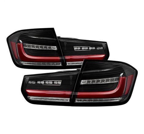 Spyder BMW 3 Series F30 2012-2018 Full LED Tail Lights (ALT-YD-BMWF3012-SEQ-BK) -  Black