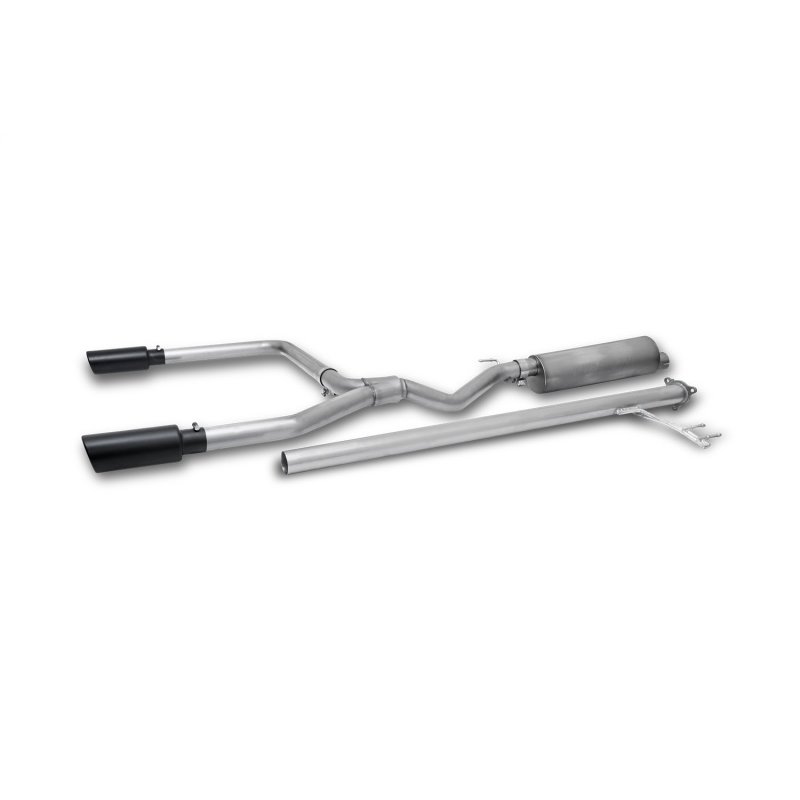 Gibson 17-20 Honda Ridgeline 3.5L Black Elite Dual Split Cat-Back Exhaust - Stainless