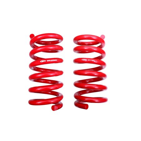 BMR 18-20 S550 Mustang GT MagneRide/15-20 GT350 Lowering Spring Set of Rear only - Red