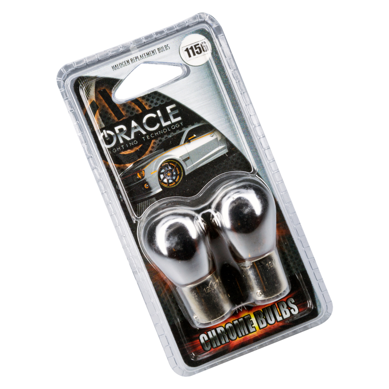 Oracle 1156 Chrome Bulbs (Pair) - Amber