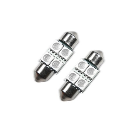 Oracle 33MM 4 LED 3-Chip Festoon Bulbs (Pair) - Blue