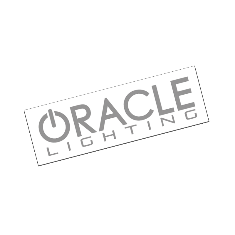 Oracle Decal 12in - Reflected Silver