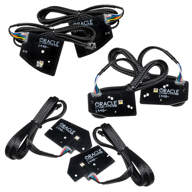 Oracle 19-21 RAM 1500 Projector LED Headlight DRL Upgrade Kit - ColorSHIFT RGBW+A w/o Controller