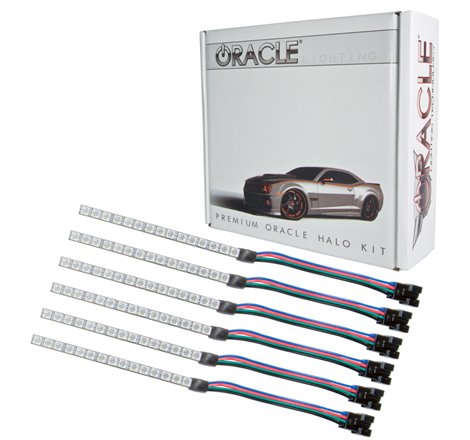 Oracle 15-17 Ford Mustang V6/GT/Shelby DRL Upgrade w/ Halo Kit - ColorSHIFT