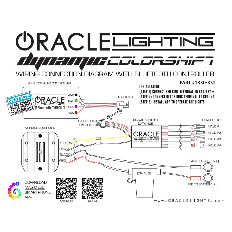 Oracle 18-19 Ford F150 Dynamic DRL Replacements + Dynamic Turn Signals - ColorSHIFT - Dynamic