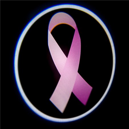 Oracle Door LED Projectors - Pink Ribbon Breast Cancer