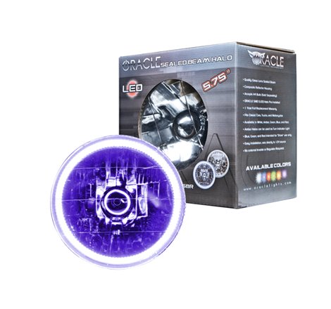 Oracle Pre-Installed Lights 5.75 IN. Sealed Beam - UV/Purple Halo