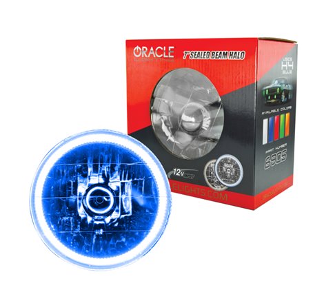 Oracle Pre-Installed Lights 7 IN. Sealed Beam - Blue Halo