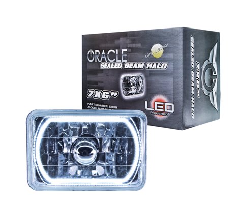 Oracle Pre-Installed Lights 7x6 IN. Sealed Beam - White Halo