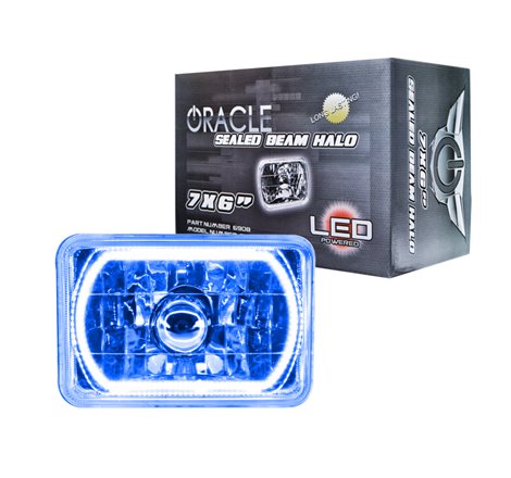 Oracle Pre-Installed Lights 7x6 IN. Sealed Beam - Blue Halo