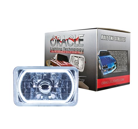 Oracle Pre-Installed Lights 4x6 IN. Sealed Beam - White Halo