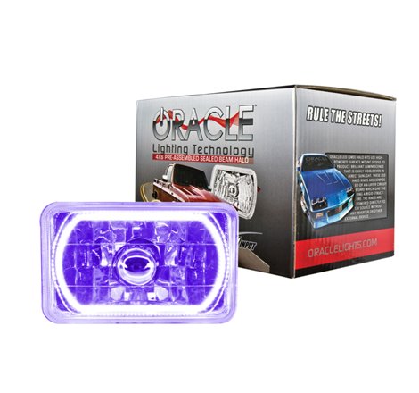 Oracle Pre-Installed Lights 4x6 IN. Sealed Beam - UV/Purple Halo