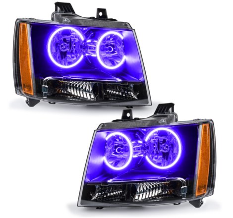 Oracle 07-13 Chevrolet Avalanche Pre-Assembed SMD Headlights - UV/Purple