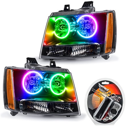 Oracle 07-13 Chevrolet Avalanche Pre-Assembed SMD Headlights - ColorSHIFT