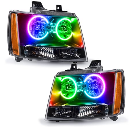 Oracle 07-13 Chevrolet Avalanche Pre-Assembed SMD Headlights - ColorSHIFT w/o Controller