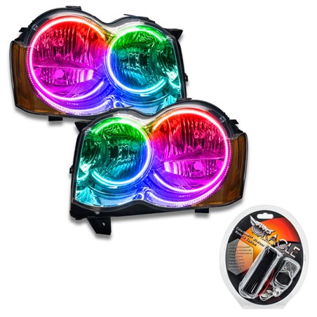 Oracle 08-10 Jeep Grand Cherokee SMD HL (Non-HID) - ColorSHIFT