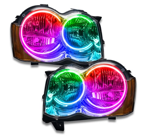 Oracle 08-10 Jeep Grand Cherokee SMD HL (Non-HID) - ColorSHIFT w/o Controller