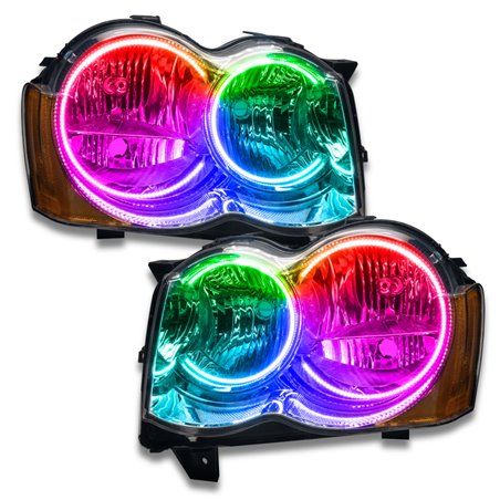 Oracle 08-10 Jeep Grand Cherokee SMD HL (Non-HID) - ColorSHIFT w/o Controller