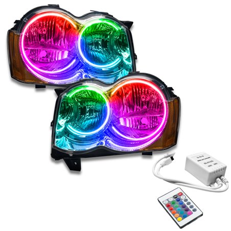 Oracle 08-10 Jeep Grand Cherokee SMD HL (Non-HID) - ColorSHIFT w/ Simple Controller