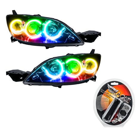 Oracle 04-09 Mazda 3 SMD HL - Hatchback - Halogen Style - ColorSHIFT