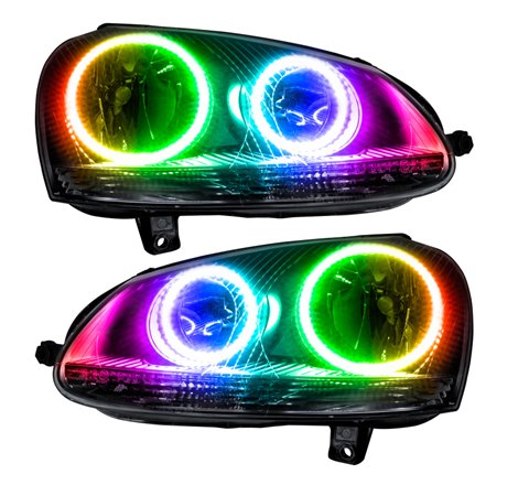 Oracle 06-10 Volkswagen Jetta SMD HL - Chrome - ColorSHIFT w/o Controller