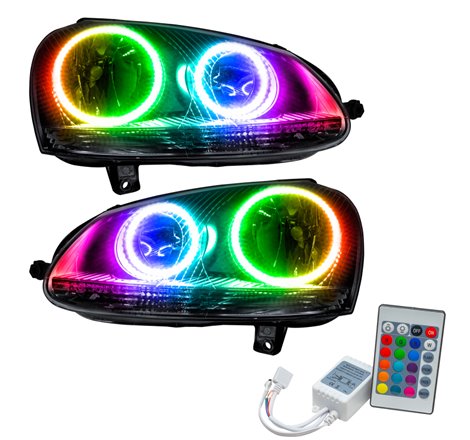 Oracle 06-10 Volkswagen Jetta SMD HL - Chrome - ColorSHIFT w/ Simple Controller