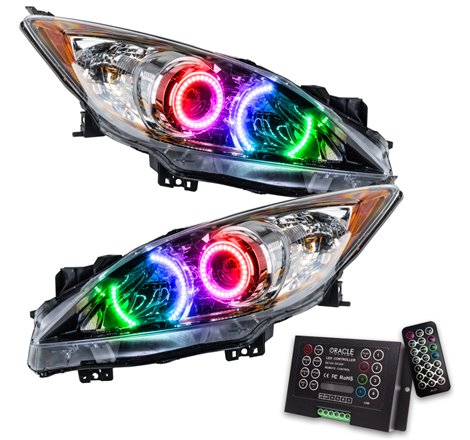 Oracle 10-13 Mazda 3 SMD HL - Halogen - ColorSHIFT w/ 2.0 Controller