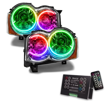 Oracle 08-10 Jeep Grand Cherokee SMD HL - HID - ColorSHIFT w/ 2.0 Controller