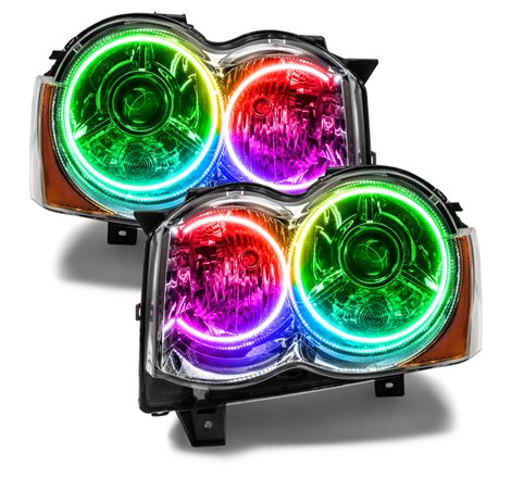 Oracle 08-10 Jeep Grand Cherokee SMD HL - HID - ColorSHIFT w/o Controller