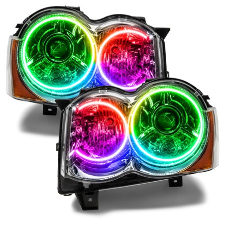 Oracle 08-10 Jeep Grand Cherokee SMD HL - HID - ColorSHIFT w/o Controller