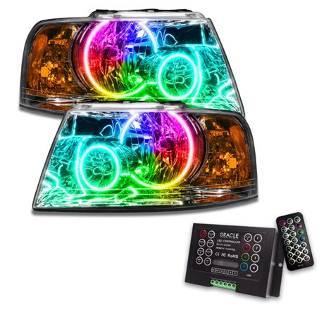 Oracle 03-06 Ford Expedition SMD HL - Chrome - ColorSHIFT w/ 2.0 Controller