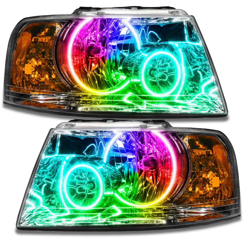 Oracle 03-06 Ford Expedition SMD HL - Chrome - ColorSHIFT w/o Controller