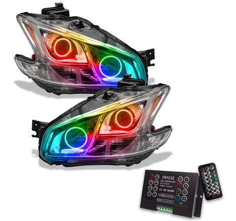 Oracle 09-13 Nissan Maxima SMD HL (Non-HID)-Chrome - ColorSHIFT w/ 2.0 Controller