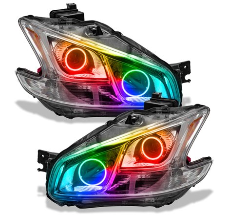 Oracle 09-13 Nissan Maxima SMD HL (Non-HID)-Chrome - ColorSHIFT w/o Controller