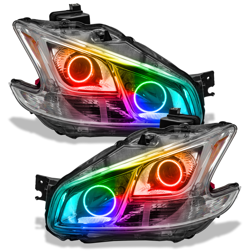 Oracle 09-13 Nissan Maxima SMD HL (Non-HID)-Chrome - ColorSHIFT w/o Controller