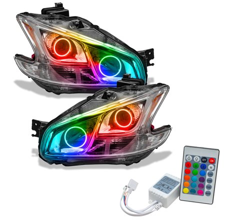 Oracle 09-13 Nissan Maxima SMD HL (Non-HID)-Chrome - ColorSHIFT w/ Simple Controller