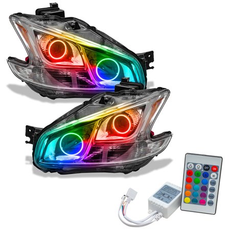 Oracle 09-13 Nissan Maxima SMD HL (Non-HID)-Chrome - ColorSHIFT w/ Simple Controller