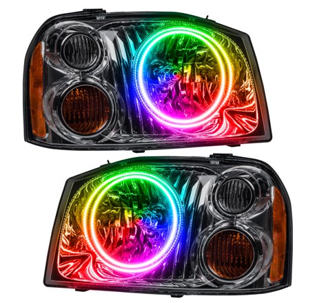 Oracle 01-04 Nissan Frontier SMD HL - Dual Halo - ColorSHIFT