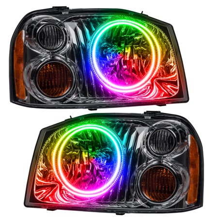 Oracle 01-04 Nissan Frontier SMD HL - Dual Halo - ColorSHIFT w/o Controller